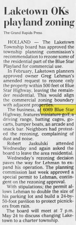 Blue Star Playland - Apr 14 1989 Article